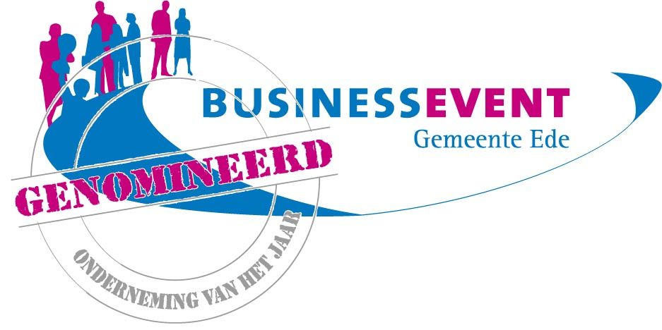 NBE Ede logo GENOMINEERD