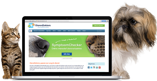 dieren met symptoomchecker