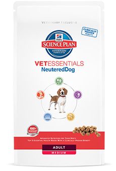 Hills Vet Essentials Brok Voeding Hond Adult Neutered Dog